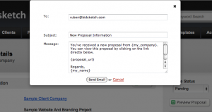 Customize Client Proposal Notifications