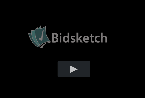 Bidsketch Video Walkthrough