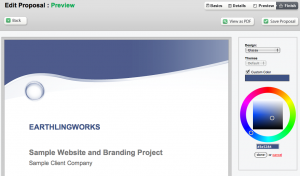 Proposal preview screenshot