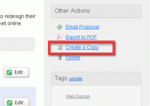 Create Copy Menu Create Copy Menu