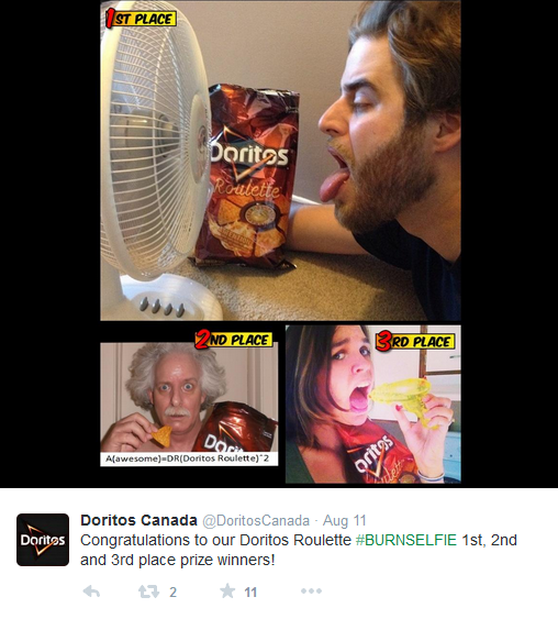 Doritos use of user generated content