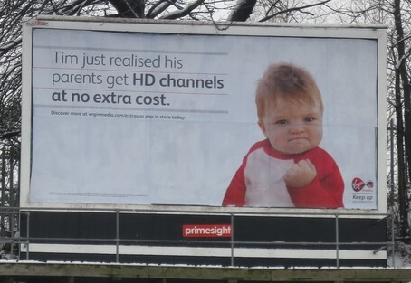 Virgin media success kid