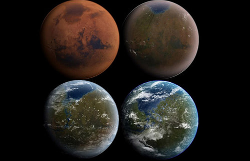 earth mars